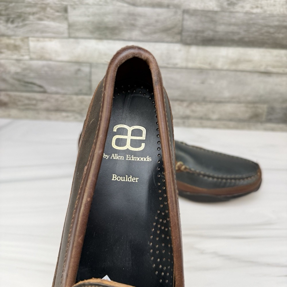 Allen Edmonds Boulder Loafers Size 9 D Venetian Driving Moccasin - Picture 9 of 10